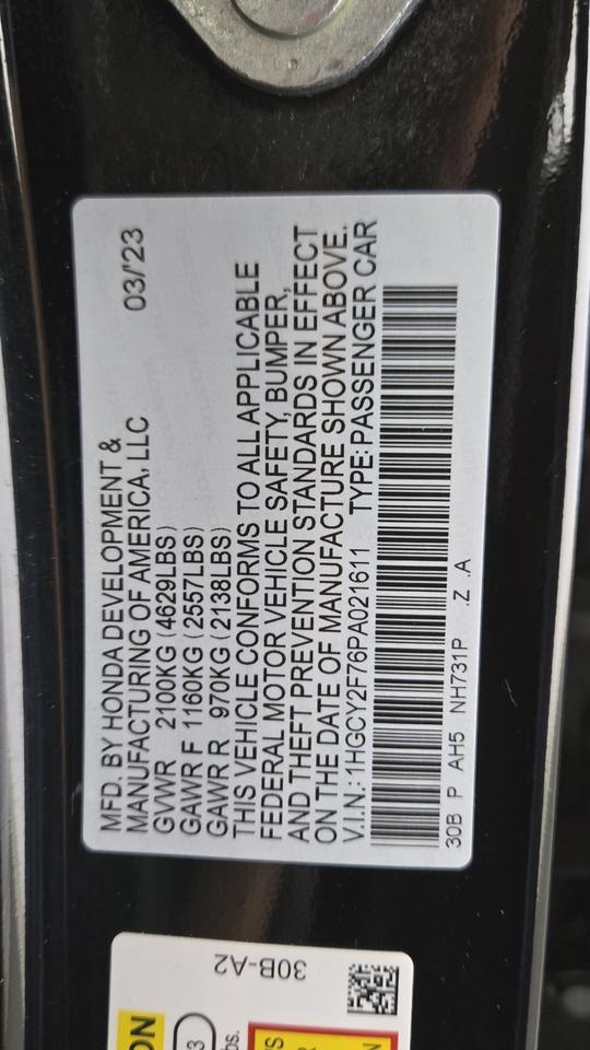 2023 Honda Accord Hybrid Sport-L Jersey City NJ