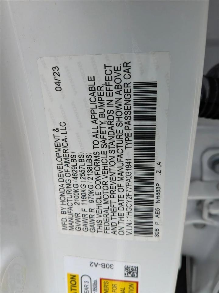 2023 Honda Accord Hybrid Sport-L Roseville CA