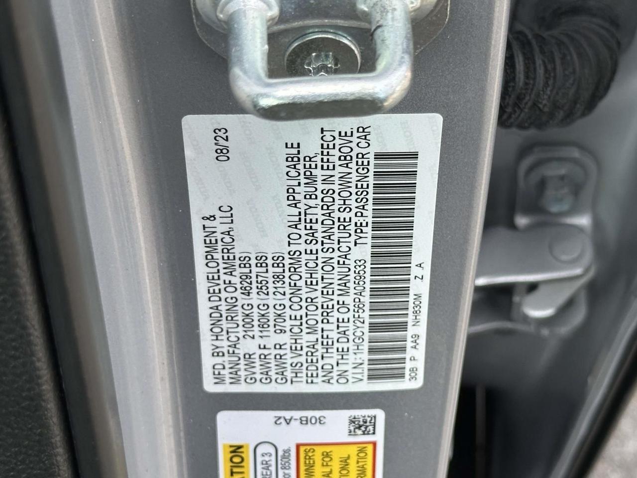 2023 Honda Accord Hybrid Sport Alexandria VA