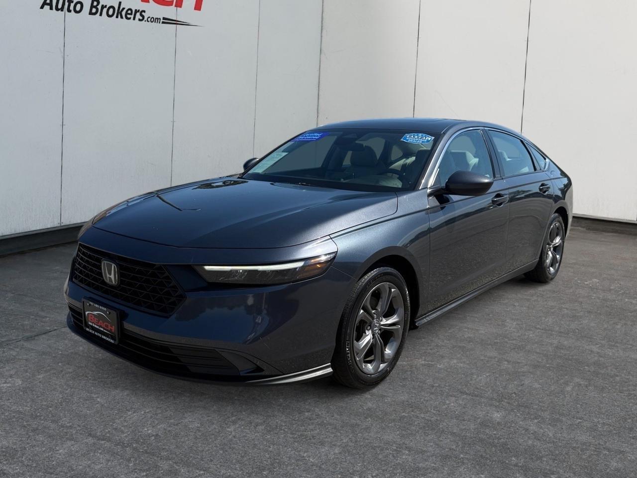 2023 Honda Accord Sedan EX, APPLE CARPLAY/ANDROID AUTO, SUNROOF, WIFI, HEATED SEATS, BACKUP CAMERA, POWER MIRRORS, REMOTE KEYLESS ENTRY, ONLY 1 OWNER!