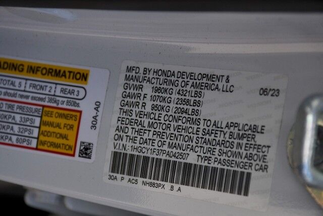 2023 Honda Accord Sedan EX Davie FL