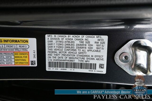 2023 Honda CR-V EX / AWD / Auto Start / Power & Heated Cloth Seats / Sunroof / Adaptive Cruise Control & Lane Departure Alert / Apple CarPlay & Android Auto / Back Up Camera / Aluminum Wheels / 32 MPG Anchorage AK