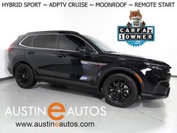 2023_Honda_CR-V Hybrid Sport_*ADAPTIVE CRUISE, SAFETY ALERTS, BACKUP-CAMERA, COLOR TOUCHSCREEN, MOONROOF, HEATED SEATS, REMOTE START, KEYLESS ENTRY, 18 INCH ALLOYS, BLUETOOTH, ANDROID & APPLE_ Round Rock TX