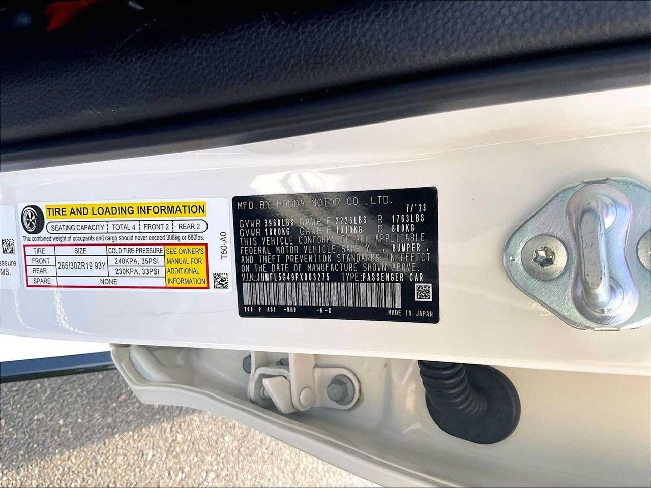 2023 Honda Civic Roseville CA
