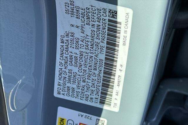 2023 Honda Civic Base Roseville CA