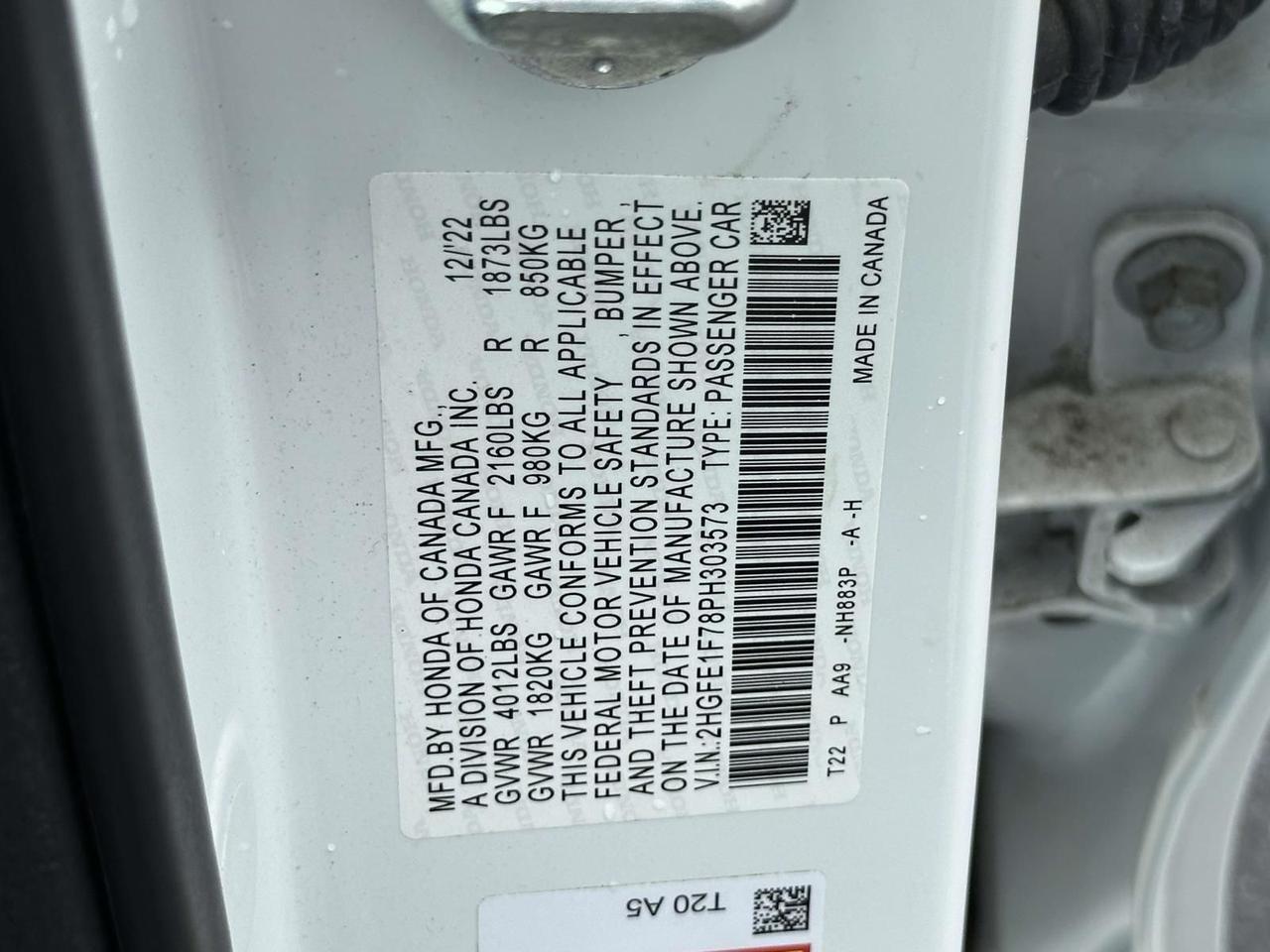 2023 Honda Civic EX Alexandria VA