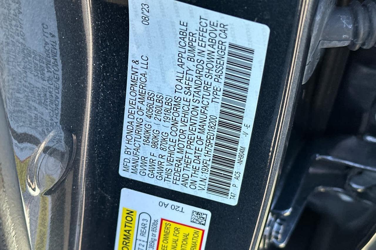 2023 Honda Civic Hatchback EX-L Roseville CA