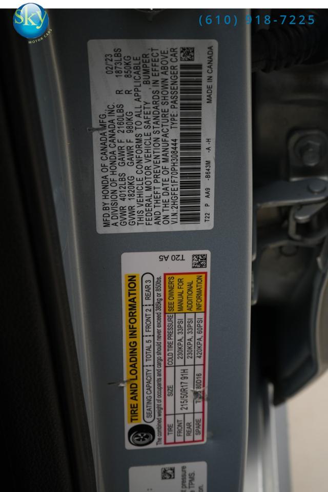 2023 Honda Civic Sedan EX West Chester PA