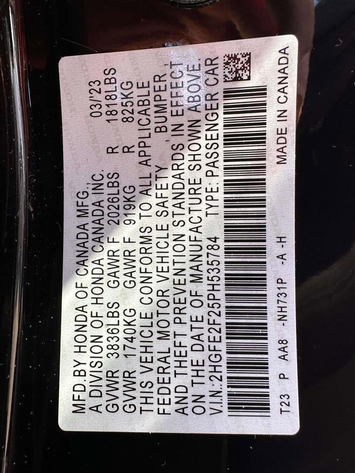 2023 Honda Civic Sedan LX San Clemente CA