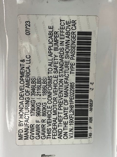 2023 Honda Civic Sport Carrollton TX