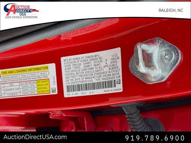 2023 Honda Civic Sport Raleigh NC