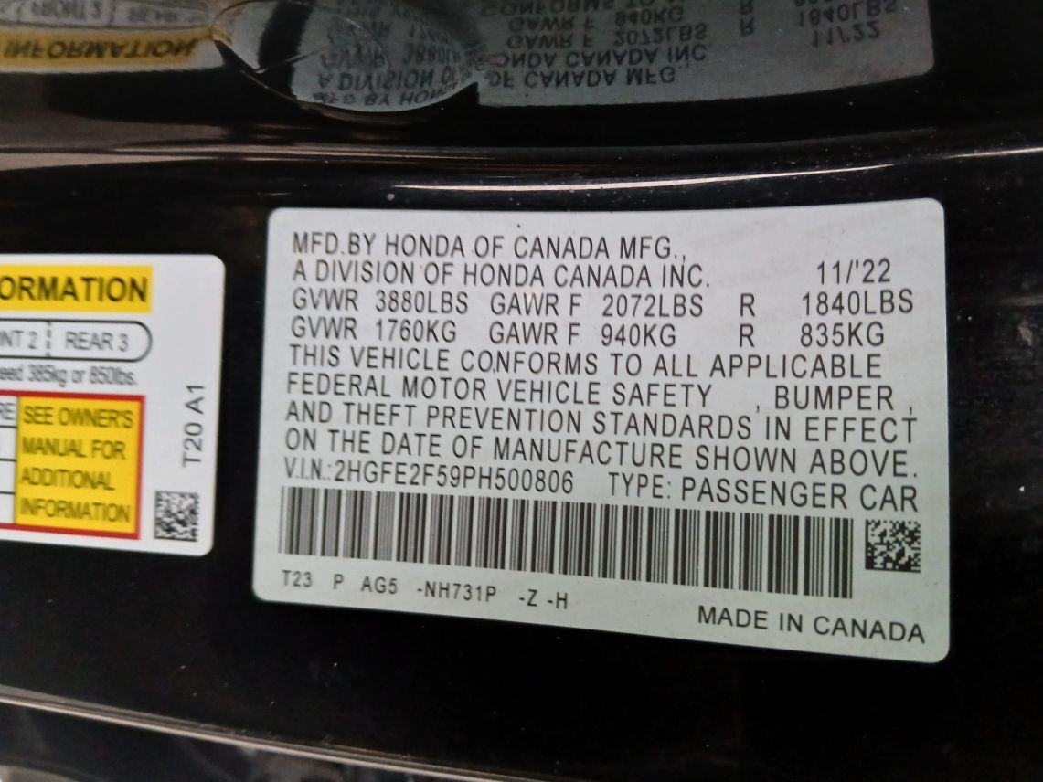 2023 Honda Civic Sport Sedan 4D Maitland FL