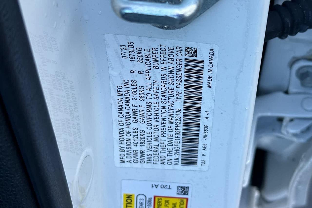 2023 Honda Civic Touring Roseville CA