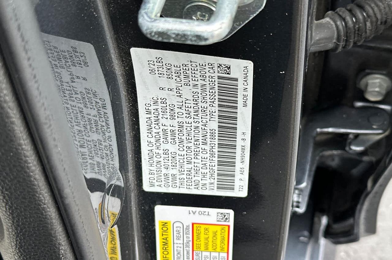 2023 Honda Civic Touring Roseville CA