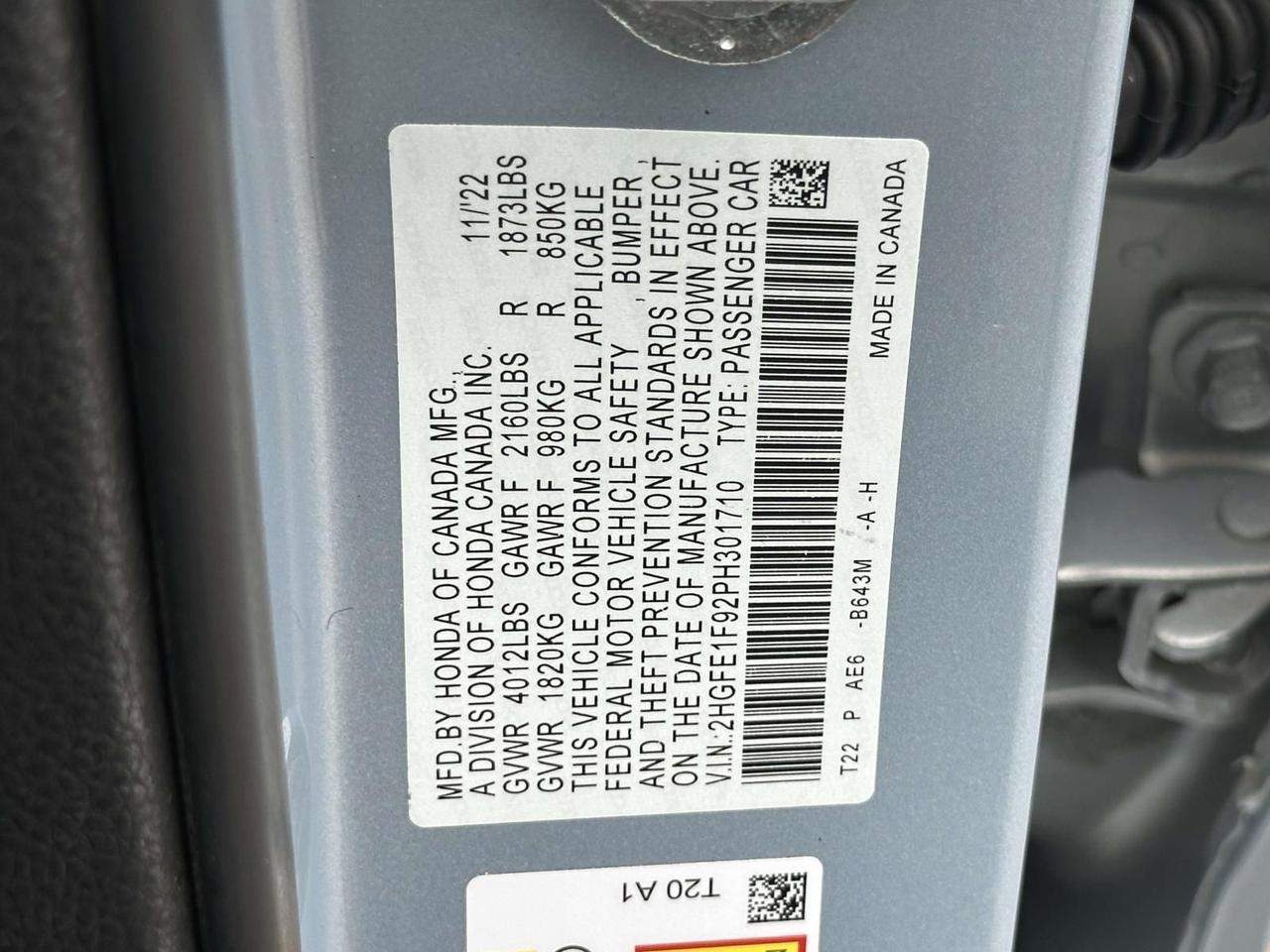 2023 Honda Civic Touring Alexandria VA