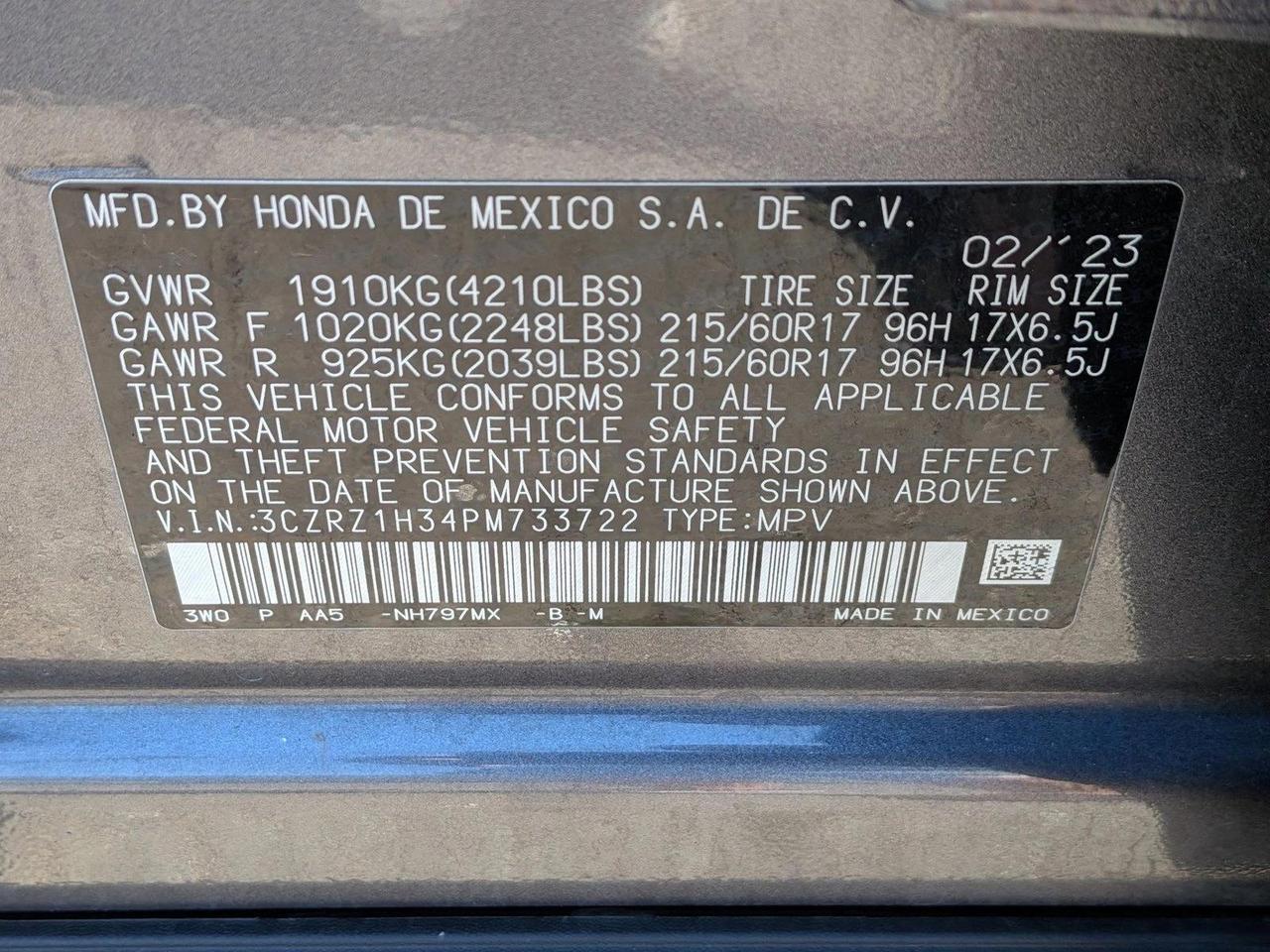 2023 Honda HR-V LX Roseville CA