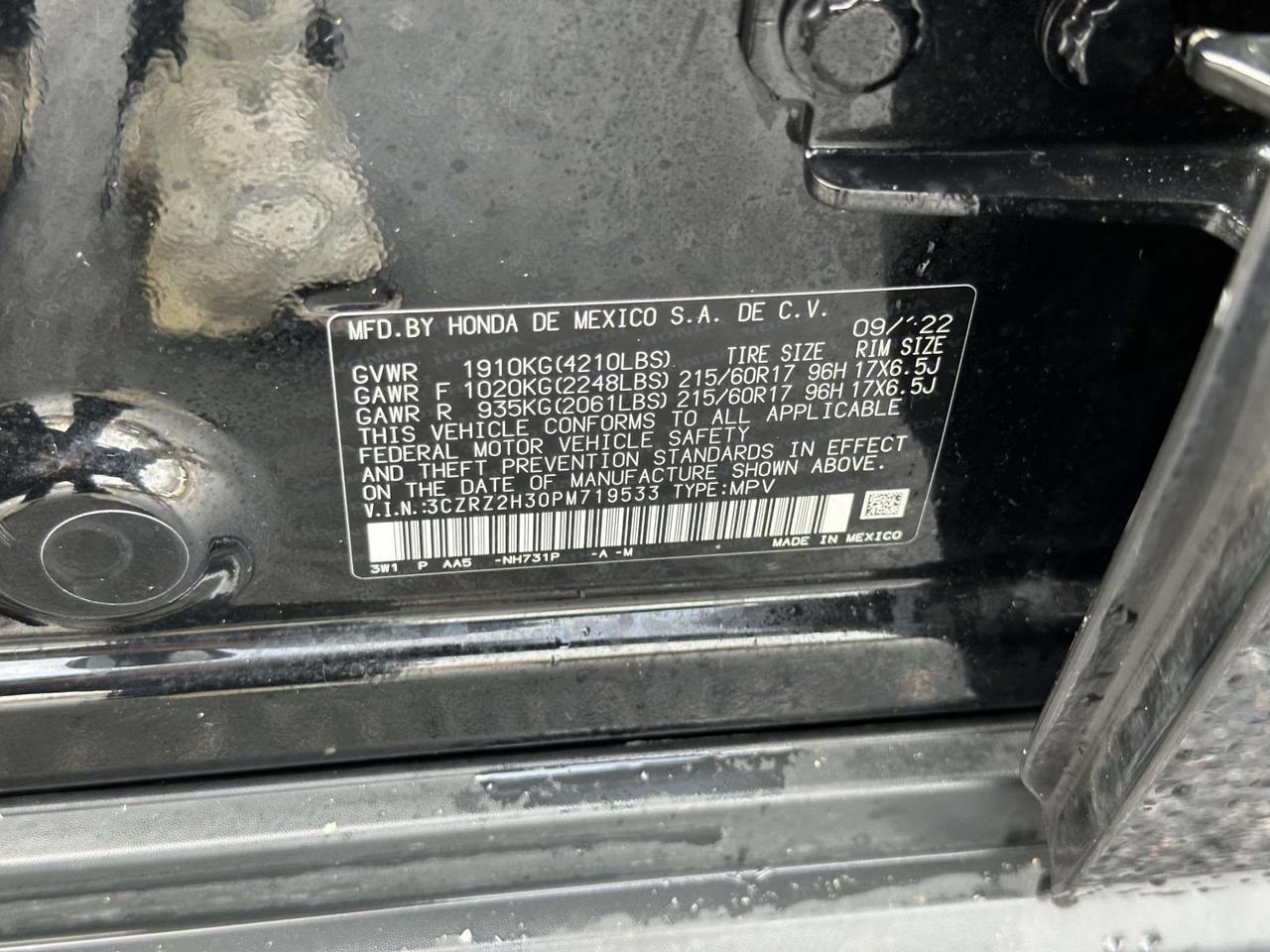 2023 Honda HR-V LX Alexandria VA