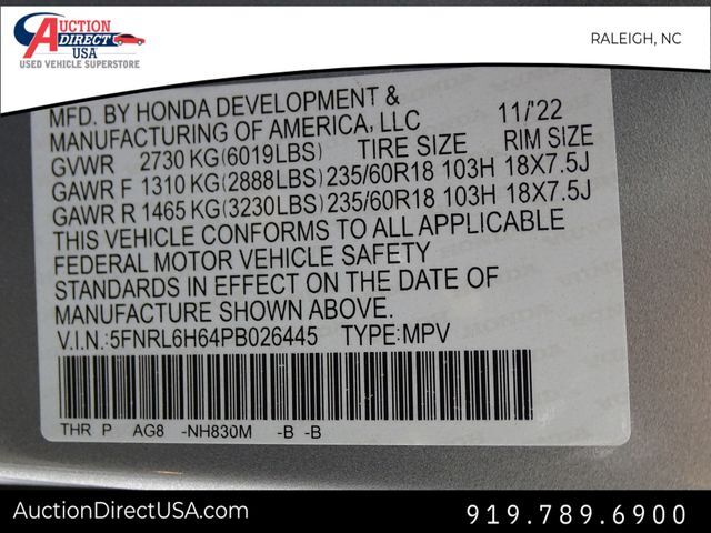 2023 Honda Odyssey EX-L Raleigh NC