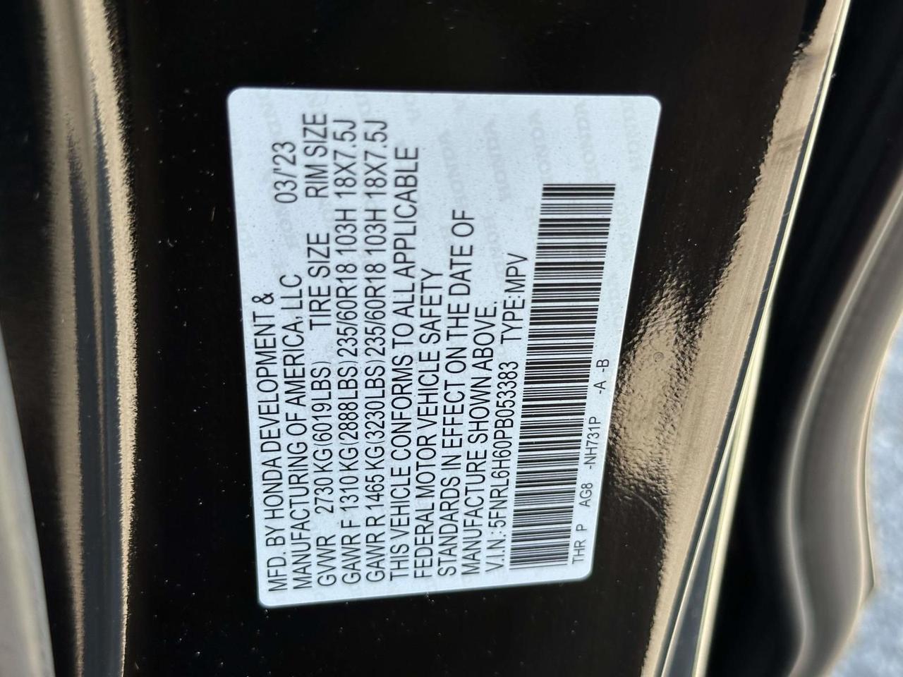 2023 Honda Odyssey EX-L Alexandria VA