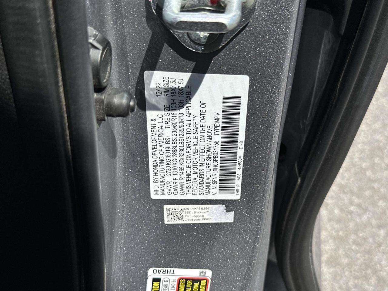 2023 Honda Odyssey EX-L Alexandria VA