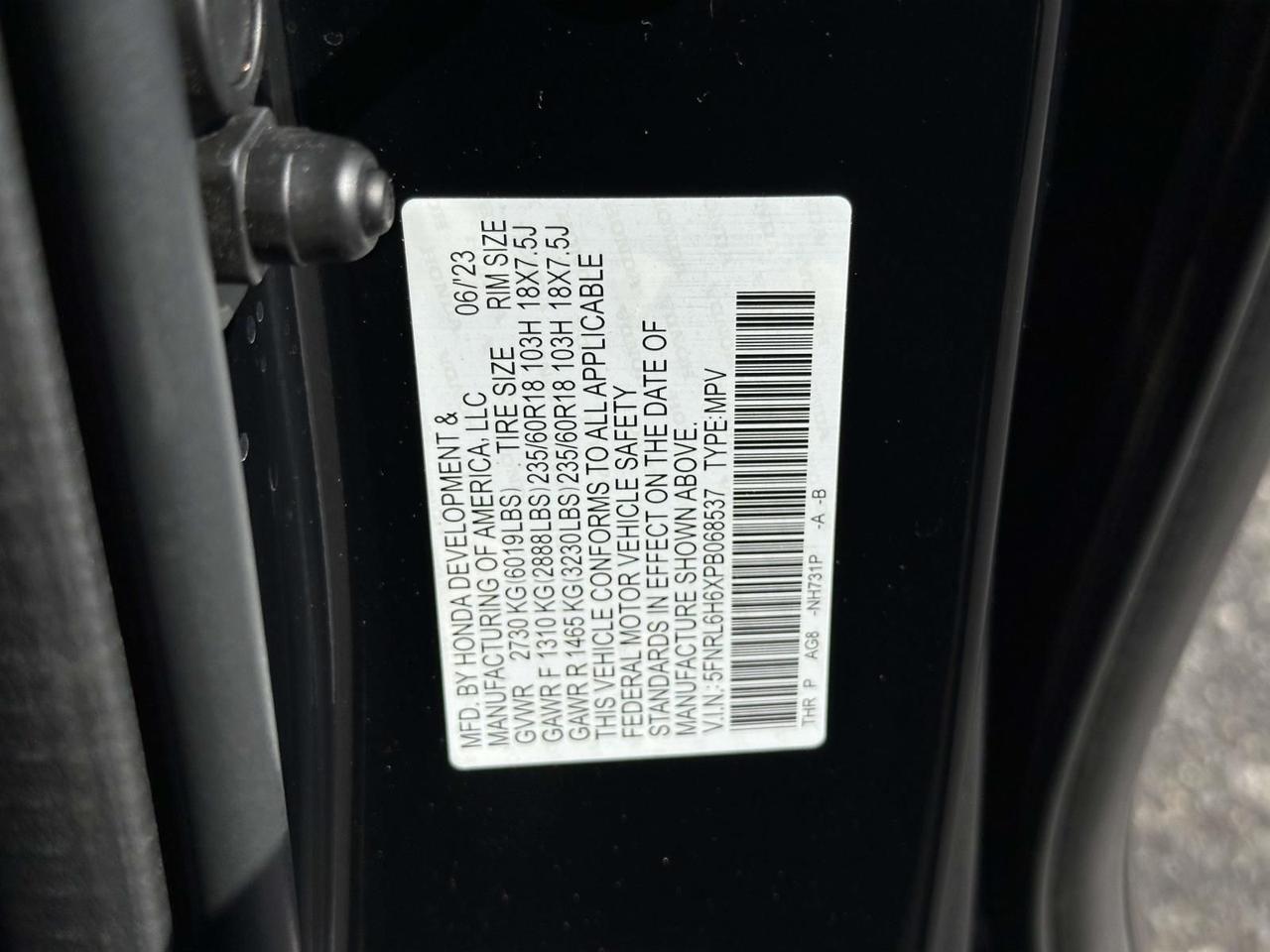 2023 Honda Odyssey EX-L Alexandria VA
