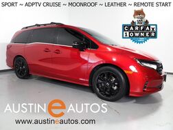 2023_Honda_Odyssey Sport_*ADAPTIVE CRUISE, SAFETY ALERTS, BACKUP-CAMERA, COLOR TOUCHSCREEN, MOONROOF, LEATHER, HEATED SEATS, POWER LIFTGATE, REMOTE START, 19 INCH ALLOYS, ANDROID & APPLE_ Round Rock TX
