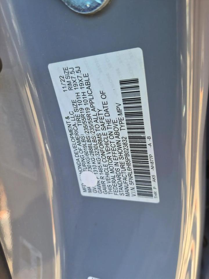 2023 Honda Odyssey Touring Roseville CA