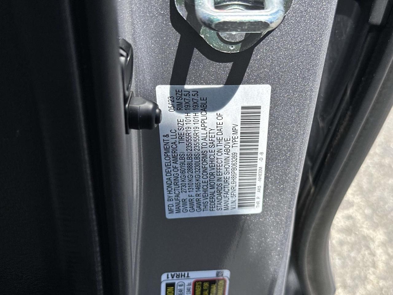 2023 Honda Odyssey Touring Alexandria VA
