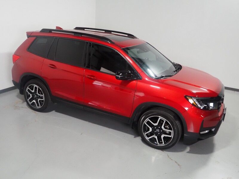 2023 Honda Passport Elite AWD *NAVIGATION, ADAPTIVE CRUISE, SAFETY ALERTS, BACKUP-CAMERA, COLOR TOUCHSCREEN, MOONROOF, LEATHER, CLIMATE SEATS, HEATED STEERING, POWER LIFTGATE, REMOTE START, PREMIUM AUDIO, WIRELESS CHARGING, ANDROID & APPLE Round Rock TX