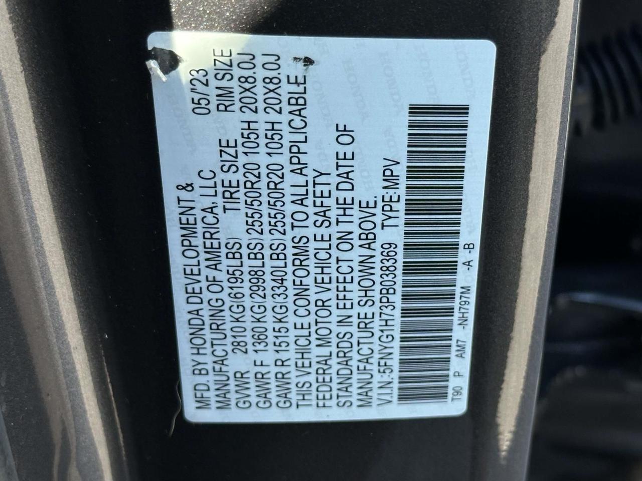 2023 Honda Pilot Touring Alexandria VA