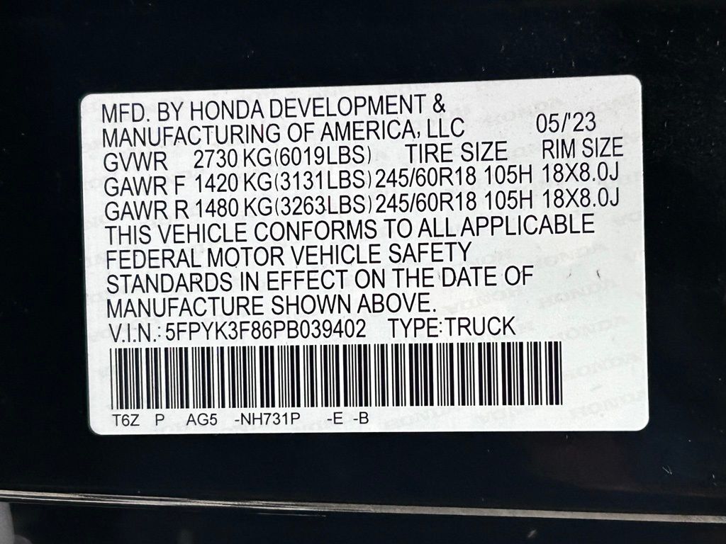 2023 Honda Ridgeline Black Edition Portland OR