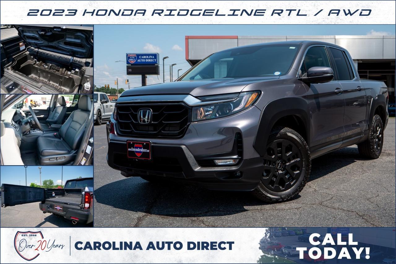 2023 Honda Ridgeline RTL / AWD / Dual Action Tailgate / Bed Storage! Lincolnton NC