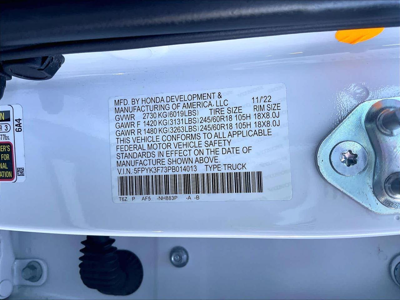 2023 Honda Ridgeline RTL-E Roseville CA