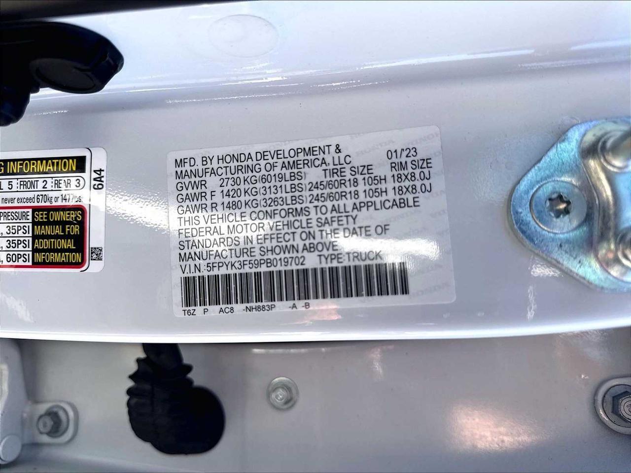 2023 Honda Ridgeline RTL Roseville CA