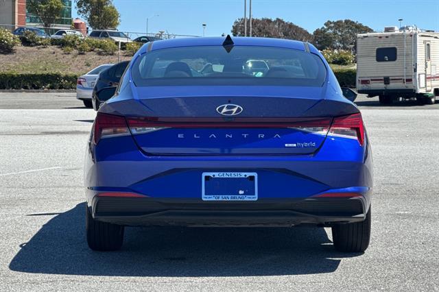 2023 Hyundai Elantra Hybrid Blue