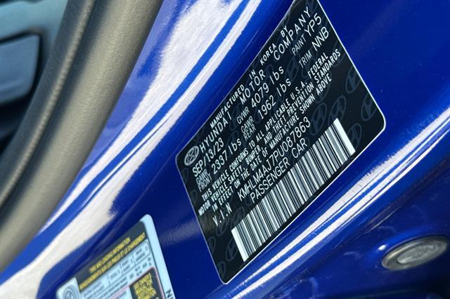 2023 Hyundai Elantra Hybrid Blue