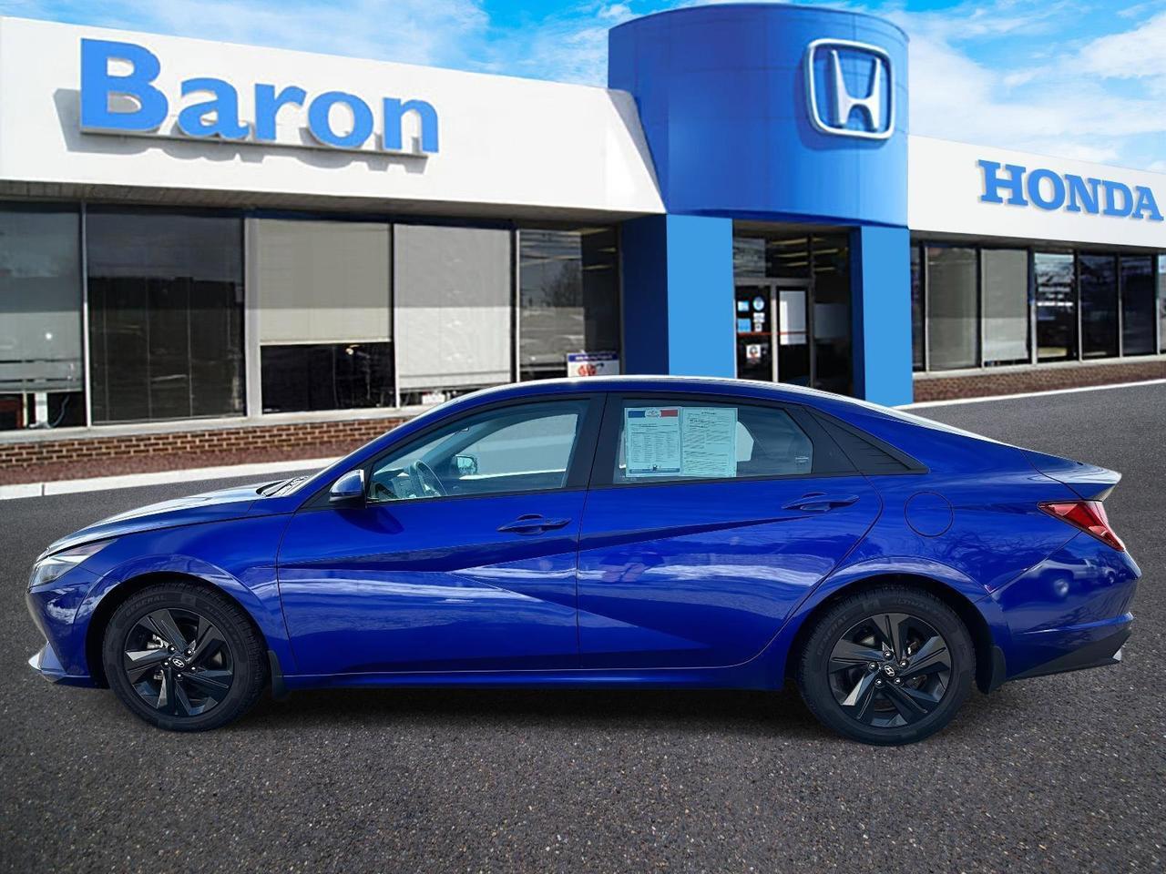 2023 Hyundai Elantra Hybrid Blue