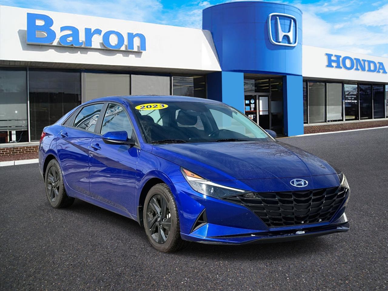 2023 Hyundai Elantra Hybrid Blue