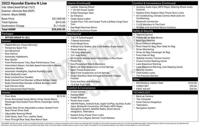 2023 Hyundai Elantra N Line Raleigh NC