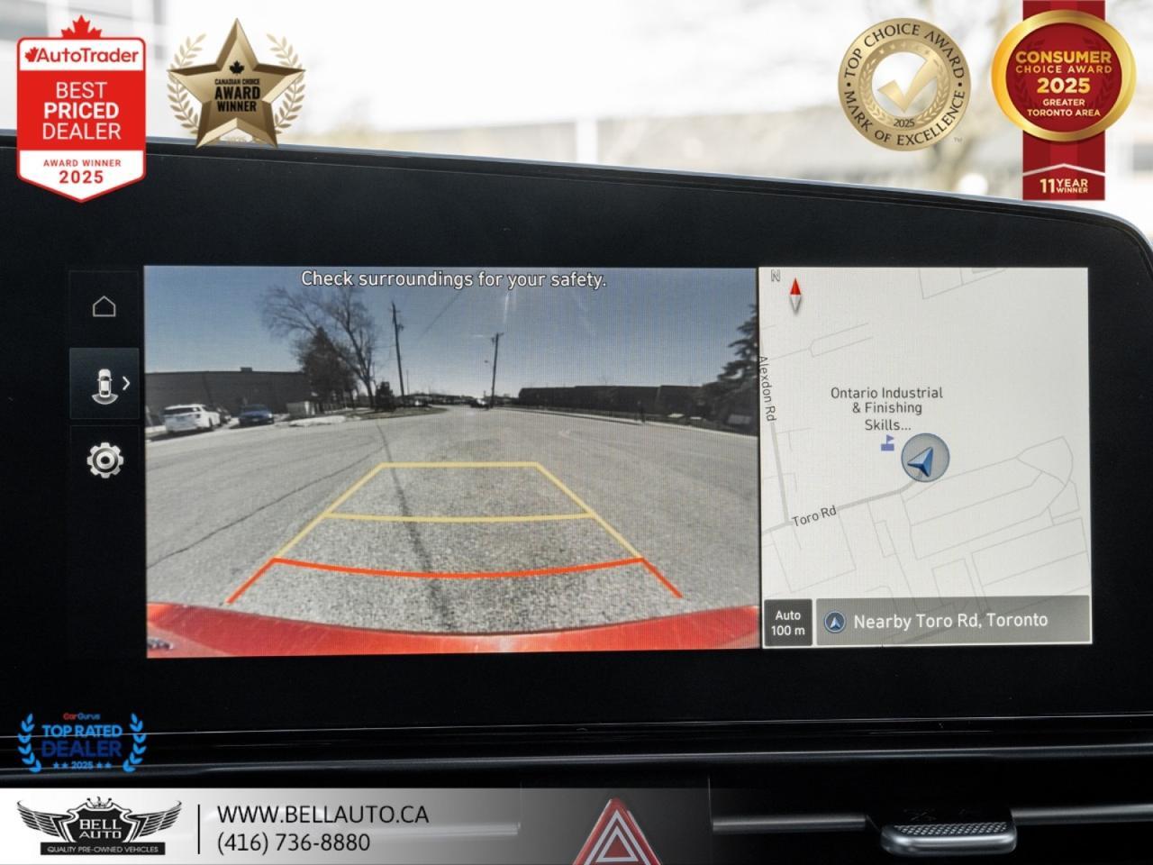 2023 Hyundai Elantra Preferred NAVI B.CAM SUNROOF B.SPOT BLKRIMS Toronto ON