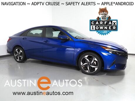 2023 Hyundai Elantra SEL *CONVENIENCE PKG, NAVIGATION, ADAPTIVE CRUISE, SAFETY ALERTS, BACKUP-CAMERA, COLOR TOUCHSCREEN, HEATED SEATS, KEYLESS ENTRY, WIRELESS CHARGING, ANDROID & APPLE Round Rock TX