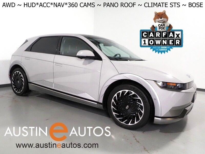 2023 Hyundai IONIQ 5 Limited AWD *HEADS-UP DISPLAY, PANORAMA GLASS ROOF, NAVIGATION, ADAPTIVE CRUISE, 360 VIEW CAMERAS, SMART PARKING, CLIMATE SEATS, HEATED STEERING, WIRELESS CHARGING, BOSE AUDIO, APPLE CARPLAY