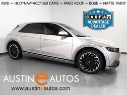 2023_Hyundai_IONIQ 5 Limited AWD_*HEADS-UP DISPLAY, PANORAMA GLASS ROOF, NAVIGATION, ADAPTIVE CRUISE, 360 VIEW CAMERAS, SMART PARKING, CLIMATE SEATS, HEATED STEERING, WIRELESS CHARGING, BOSE AUDIO, APPLE CARPLAY_ Round Rock TX