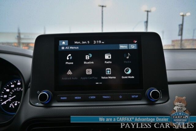 2023 Hyundai Kona SEL / AWD / Auto Start / Power Premium Cloth Seats / Cruise Control / Lane Departure & Blind Spot Alert / Apple CarPlay & Android Auto / Back Up Camera / Keyless Entry & Start / 33 MPG Anchorage AK