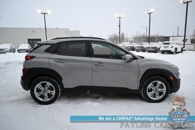 2023 Hyundai Kona SEL / AWD / Auto Start / Power Premium Cloth Seats / Cruise Control / Lane Departure & Blind Spot Alert / Apple CarPlay & Android Auto / Back Up Camera / Keyless Entry & Start / 33 MPG Anchorage AK