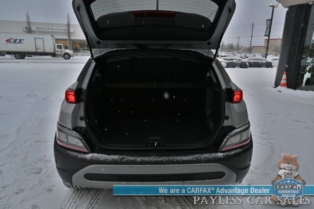 2023 Hyundai Kona SEL / AWD / Auto Start / Power Premium Cloth Seats / Cruise Control / Lane Departure & Blind Spot Alert / Apple CarPlay & Android Auto / Back Up Camera / Keyless Entry & Start / 33 MPG Anchorage AK 2023 Hyundai Kona SEL / AWD / Auto Start / Power Premium Cloth Seats / Cruise Control / Lane Departure & Blind Spot Alert / Apple CarPlay & Android Auto / Back Up Camera / Keyless Entry & Start / 33 MPG Anchorage AK