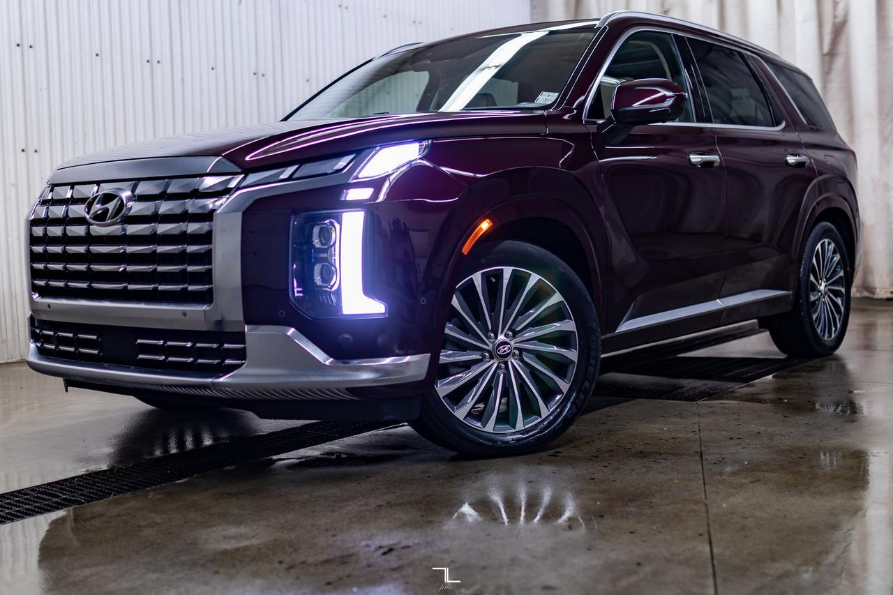 2023 Hyundai Palisade AWD Ultimate Calligraphy Leather Roof Nav BCam Red Deer AB