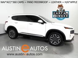 2023_Hyundai_Santa Fe Plug-In Hybrid Limited AWD_*NAVIGATION, ADAPTIVE CRUISE, SAFETY ALERTS, 360 VIEW CAMERAS, PANORAMA MOONROOF, LEATHER, CLIMATE SEATS, HEATED STEERING, HARMAN/KARDON, WIRELESS CHARGING, ANDROID & APPLE_ Round Rock TX