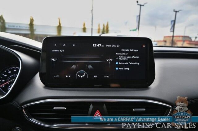 2023 Hyundai Santa Fe SEL / AWD / Auto Start / Power & Heated Cloth Seats / Adaptive Cruise / Navigation / Lane Departure & Blind Spot Alert / Apple CarPlay & Android Auto / Back Up Camera / Keyless Entry & Start / 25 MPG Anchorage AK 2023 Hyundai Santa Fe SEL / AWD / Auto Start / Power & Heated Cloth Seats / Adaptive Cruise / Navigation / Lane Departure & Blind Spot Alert / Apple CarPlay & Android Auto / Back Up Camera / Keyless Entry & Start / 25 MPG Anchorage AK