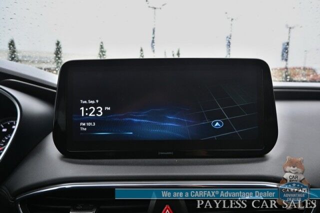 2023 Hyundai Santa Fe SEL / AWD / AutoStart / Power & Heated Cloth Seats / Navigation / Lane Departure & Blind Spot Alert / Adaptive Cruise / Apple CarPlay & Android Auto / Backup Camera / Keyless Entry & Start / 25 MPG / 1-Owner Anchorage AK